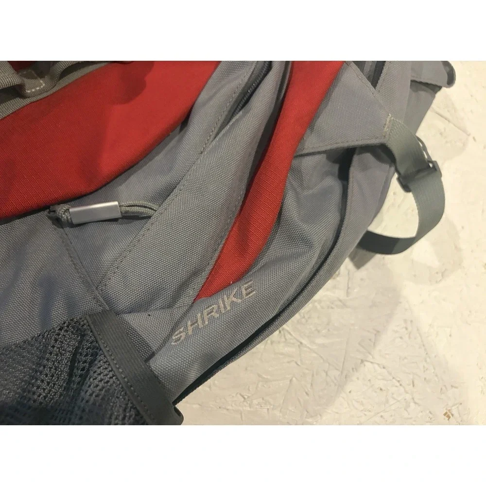 Kelty Shrike 32 Java Backpack Red Gray Hiking Outdoors Pockets Zippers